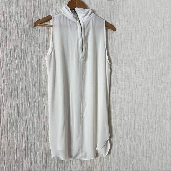 LOFT white halter swing dress size M Medium - Picture 3 of 5